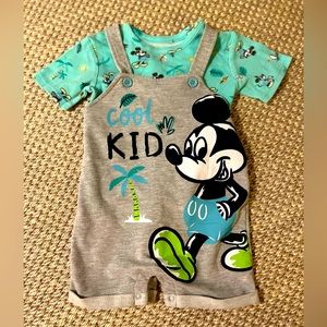 Disney unisex romper and t-shirt | 24 months